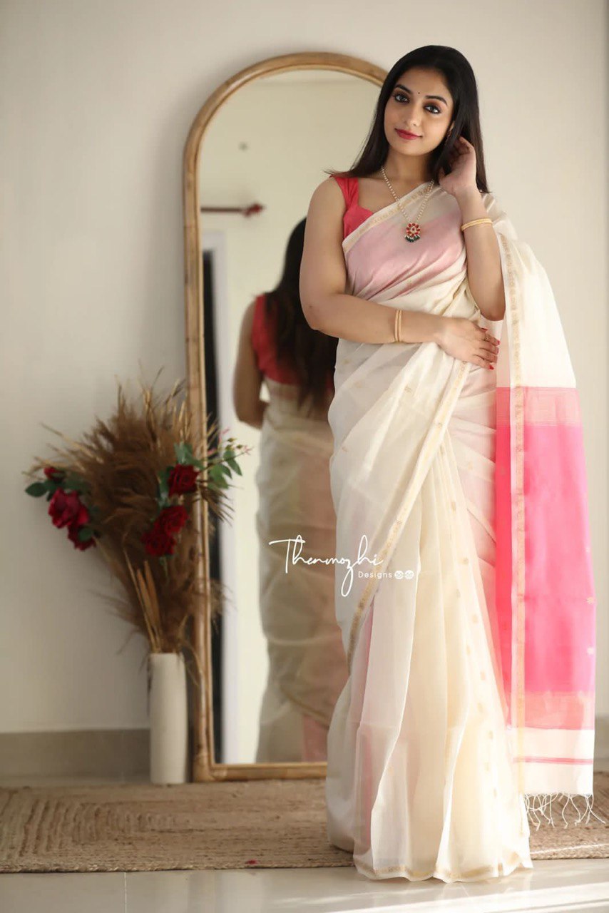 function wear linen saree